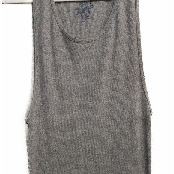Fruit of the Loom Mens Gray Cotton Tank Top Scoop Neck Pullover Short Sleeve 3XL - Picture 3 of 7